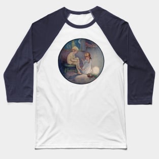 Wendy Tending Peter's Boo Boo - Mabel Lucie Attwell Baseball T-Shirt